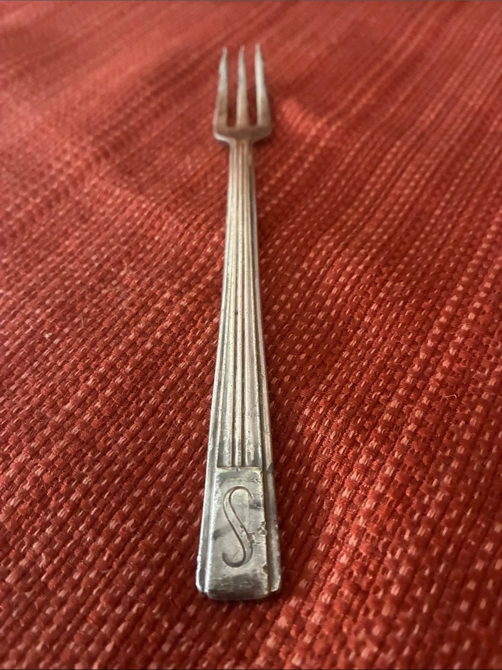 Vintage Hotel Statler cocktail fork (circa 1940’s)